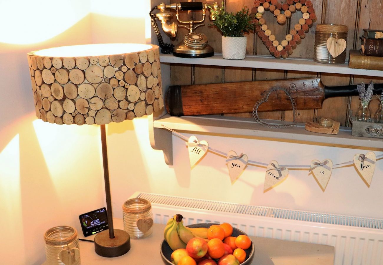 Ambient kitchen lighting creating a cosy feel