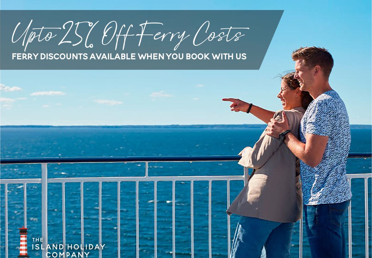 Save up to 25% on ferry travel to the Isle of Wight when booking Red Cedars coastal holiday home directly with The Island Holiday Company