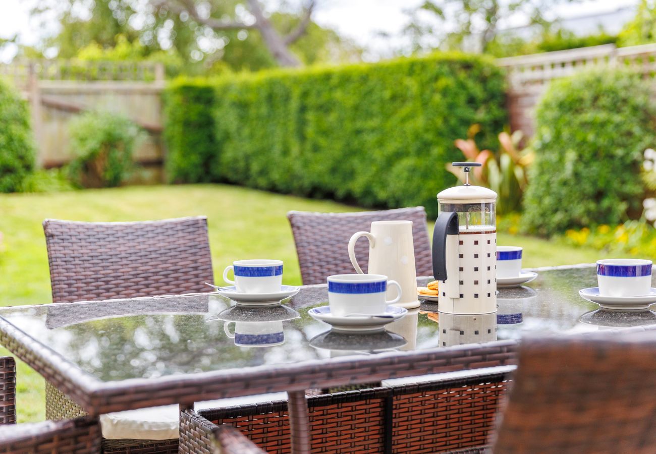 Garden Seating Area in Coastal Holiday Home